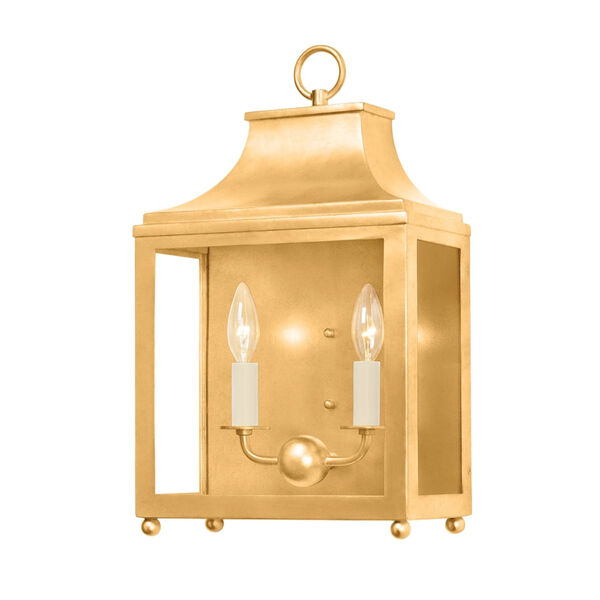 Leigh Gold Two-Light Wall Sconce, image 1