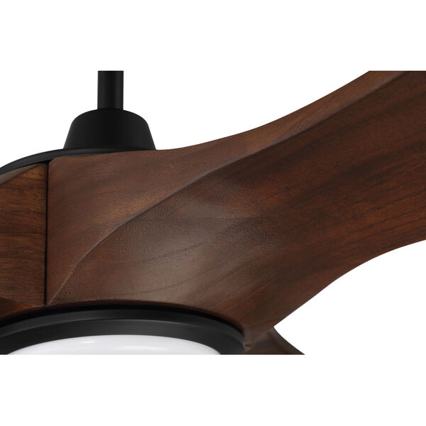 Envy Flat Black 60-Inch LED Ceiling Fan, image 6