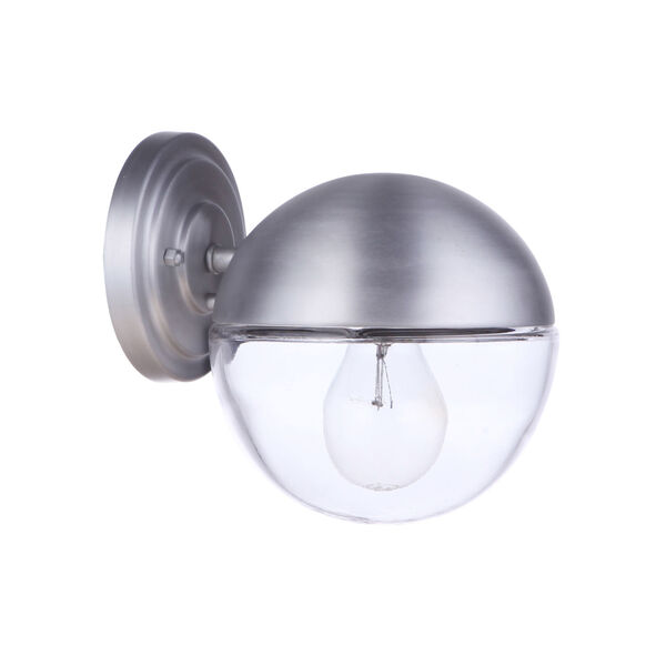 Evie Satin Aluminum Seven-Inch One-Light Outdoor Wall Sconce, image 5