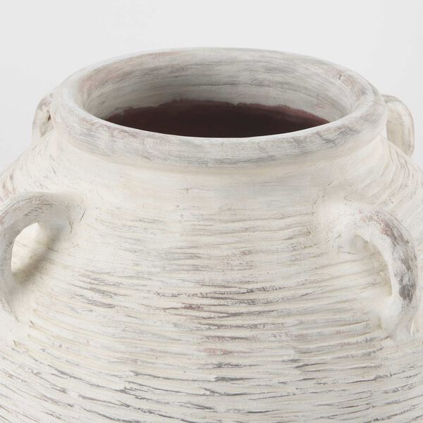Misha Cream Ceramic Floor Vase, image 4