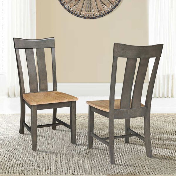 Wheat and Coal Chair, Set of Two, image 1