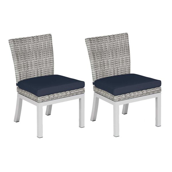 Argento Midnight Blue Outdoor Side Chair, Set of Two, image 1