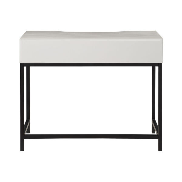 Gabby White Black Console Table, image 6