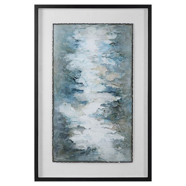 Lakeside Grande Multicolor Framed Abstract Print, image 1