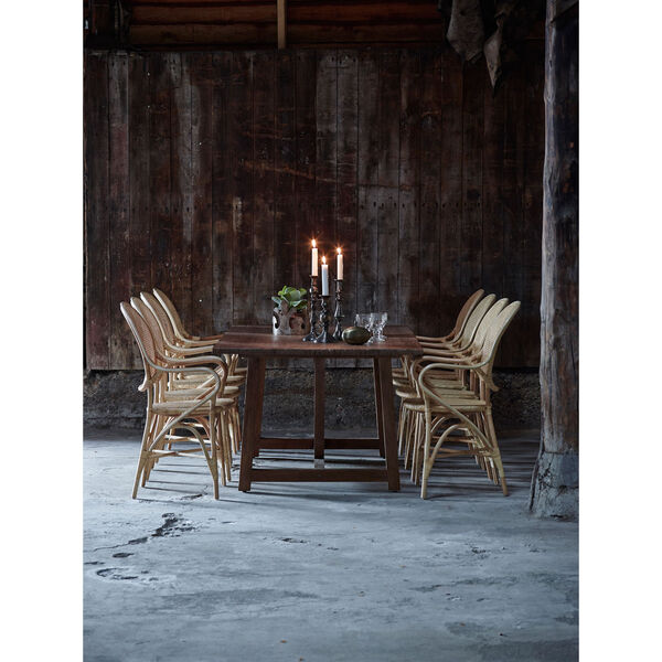 Rossini Natural Rattan Dining Armchair, image 3