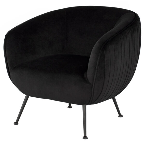 Sofia Matte Black Occasional Chair, image 1