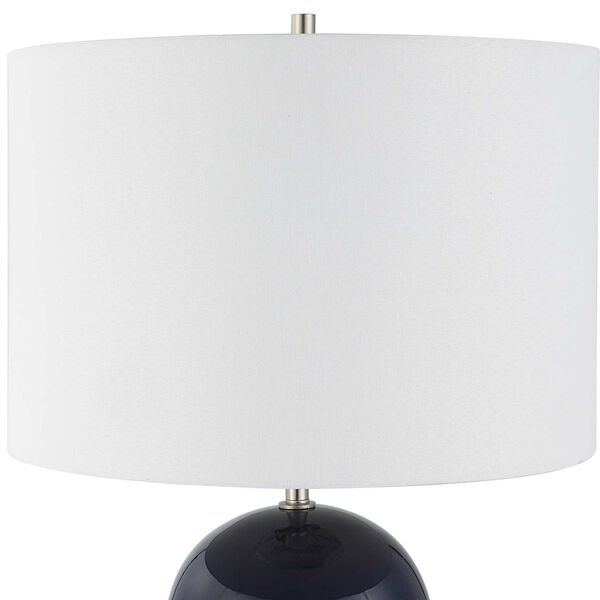 Castor Navy Blue Dome One-Light Table Lamp, image 5