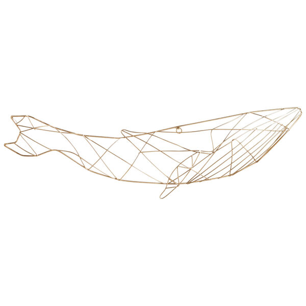 Gold Whale of a Wall Art, image 1