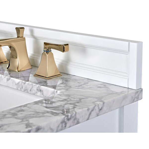 Adeline White 36-Inch Vanity Console with Farmhouse Sink, image 2