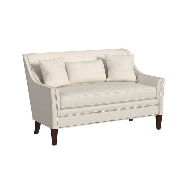 Everly White Settee, image 3
