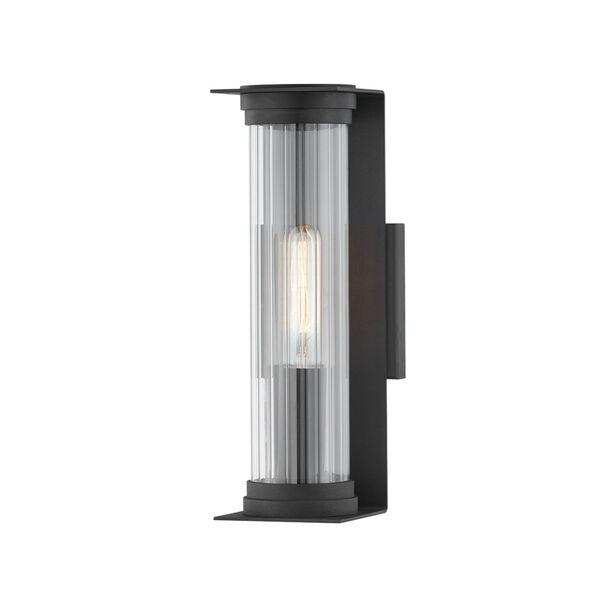 Presley Textured Black 14-Inch One-Light Wall Sconce, image 1