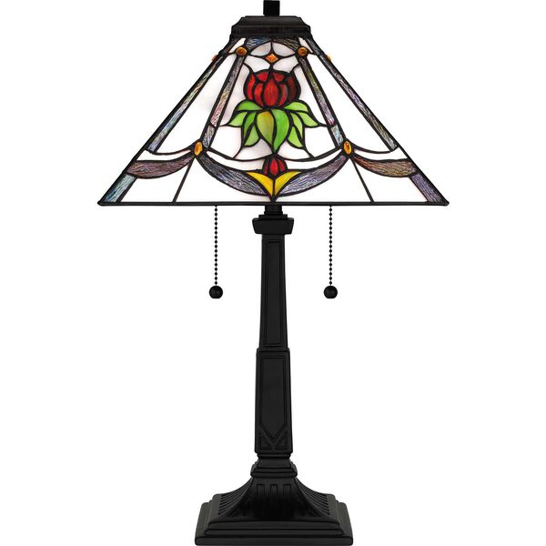 Collingwood Matte Black Two-Light Table Lamp, image 5