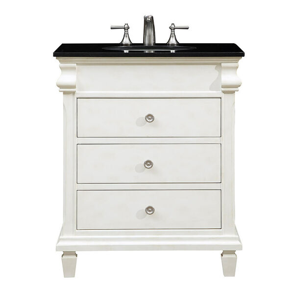 Hampton Antique White 30-Inch Vanity Sink Set, image 1