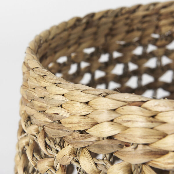 Dakota Medium Brown Round Basket, Set of 3, image 4