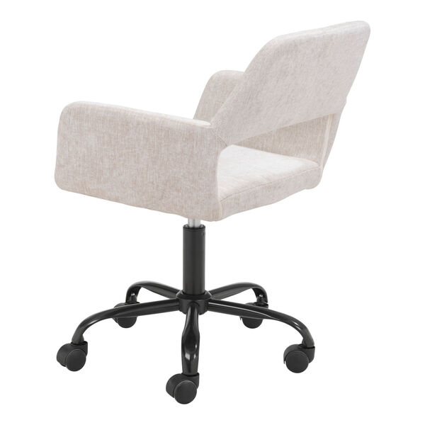 Athair Beige and Black Office Chair, image 6