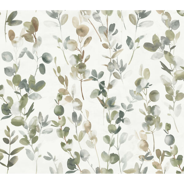 Candice Olson Modern Nature 2nd Edition Green Joyful Eucalyptus Wallpaper, image 2
