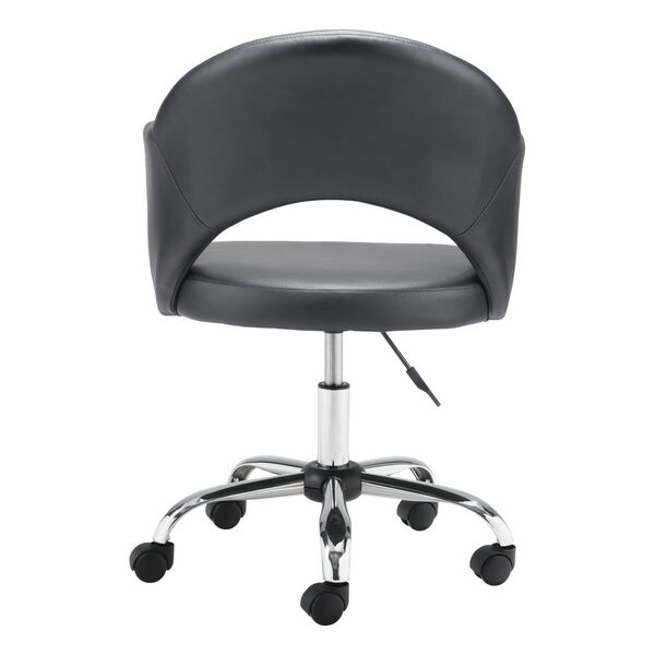 Planner Black and Silver Office Chair, image 5