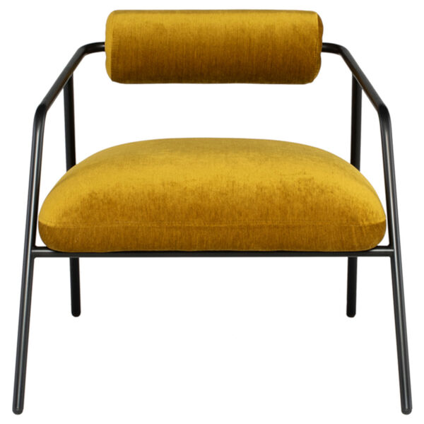 Cyrus Matte Gold Occasional Chair, image 2