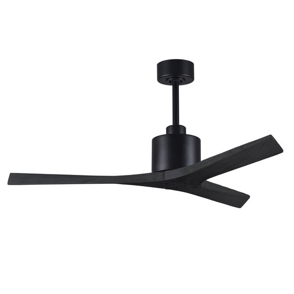Mollywood Matte Black 52-Inch Outdoor Ceiling Fan with Matte Black Blades, image 5
