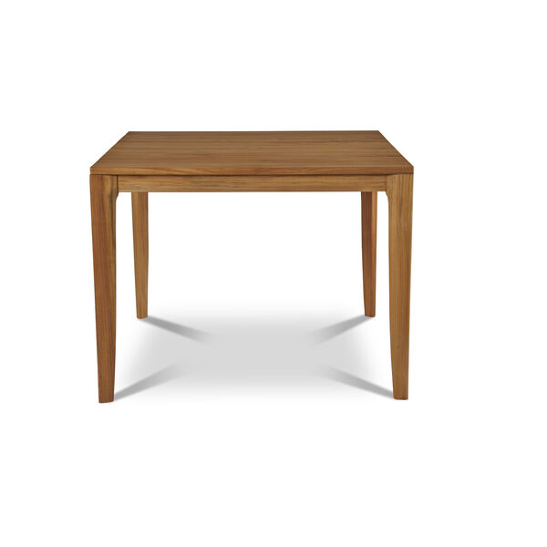 Del Ray Natural Teak Square Outdoor Dining Table, image 2