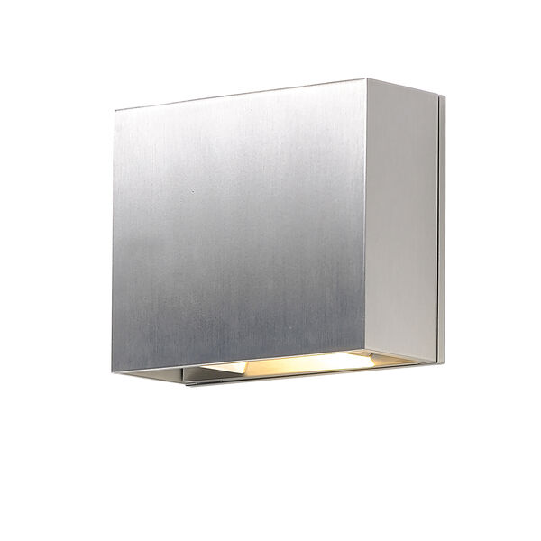 Alumilux Sconce Satin Aluminum Seven-Inch Two-Light LED Wall Sconce ADA, image 1