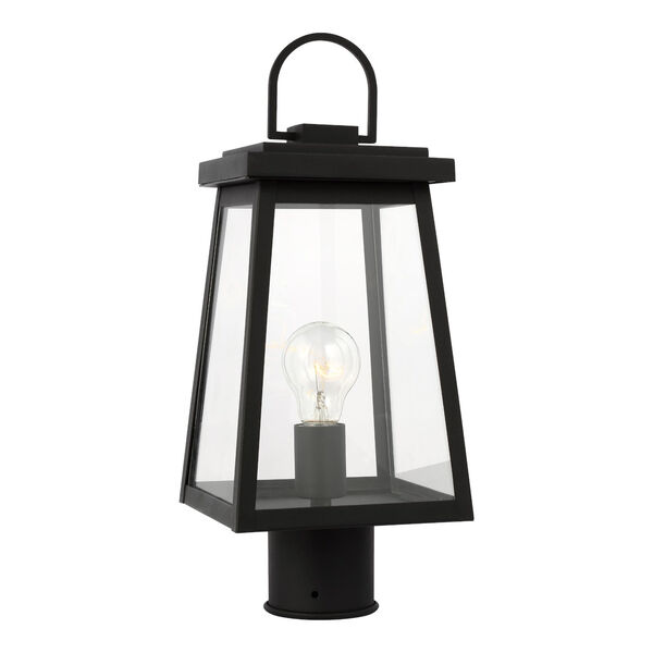 Founders Black One-Light Outdoor Post Lantern, image 1