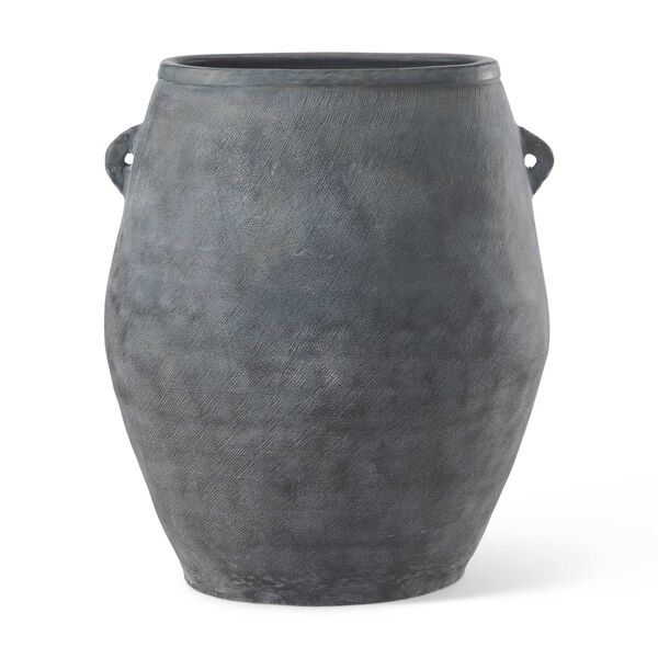 Zuma Dark Gray Ceramic Floor Vase, image 1