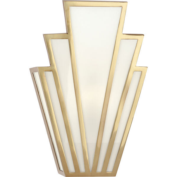 Empire Modern Brass  Seven-Inch One-Light Wall Sconce, image 1