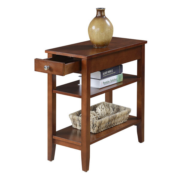 American Heritage Three Tier End Table with Drawer, image 2