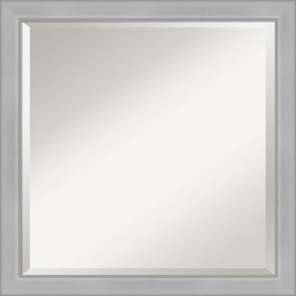 Vista Brushed Nickel 23W X 23H-Inch Bathroom Vanity Wall Mirror, image 1
