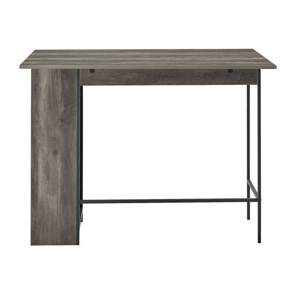 Lena Gray and Black Counter Height Dining Table, image 3