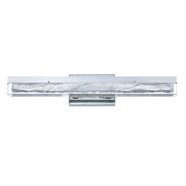 Ice Age Chrome Clear 24-Inch LED Bath Vanity, image 1