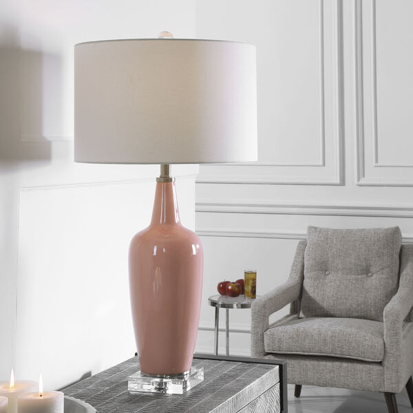 Anastasia Light Pink One-Light Table Lamp, image 2