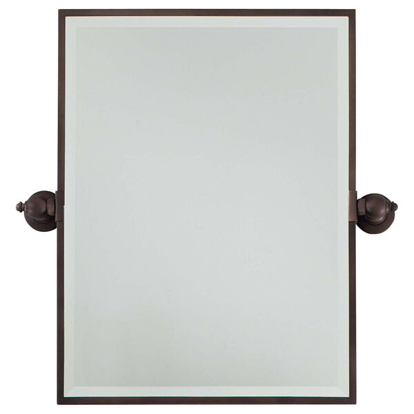 Dark Brushed Bronze Mirror, image 1