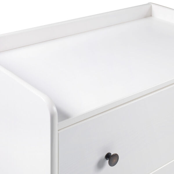 Morgan White Chest with Four Drawer, image 2
