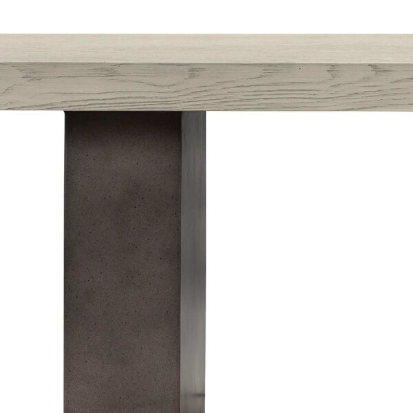 Abbey Silver Grey Oak Dining Table, image 3