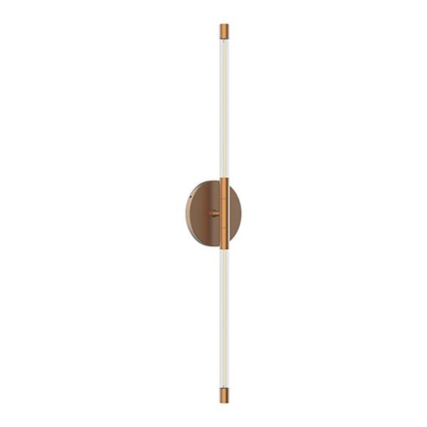 Motif Brushed Gold 26-Inch LED Wall Sconce, image 1