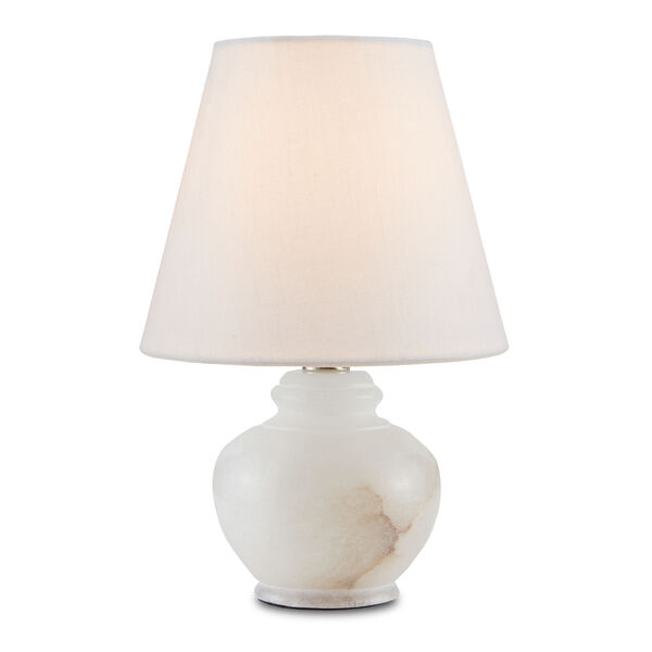 Piccolo Natural and Alabaster One-Light Mini Table Lamp, image 1