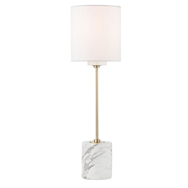 Fiona Aged Brass 6-Inch One-Light Table Lamp, image 1