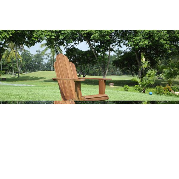 Kennedy Acorn Finish Adirondack Chair, image 2