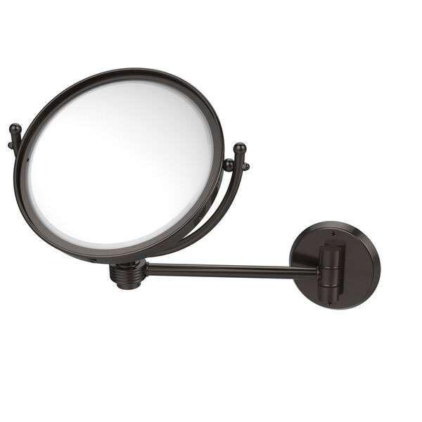 8 Inch Wall Mounted Make-Up Mirror 4X Magnification, Oil Rubbed Bronze, image 1