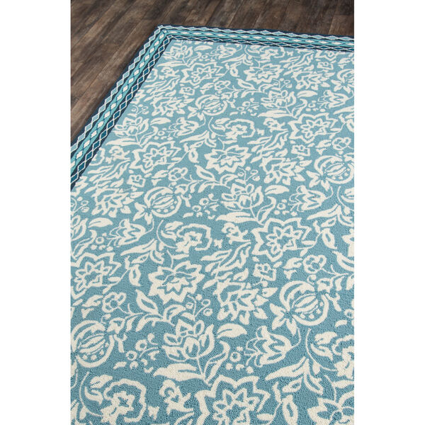 Under A Loggia Rokeby Road Blue Rectangular: 3 Ft. 9 In. x 5 Ft. 9 In. Rug, image 3