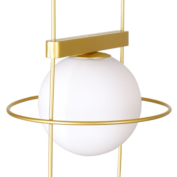Orbit Medallion Gold 18-Inch LED Table Lamp, image 3