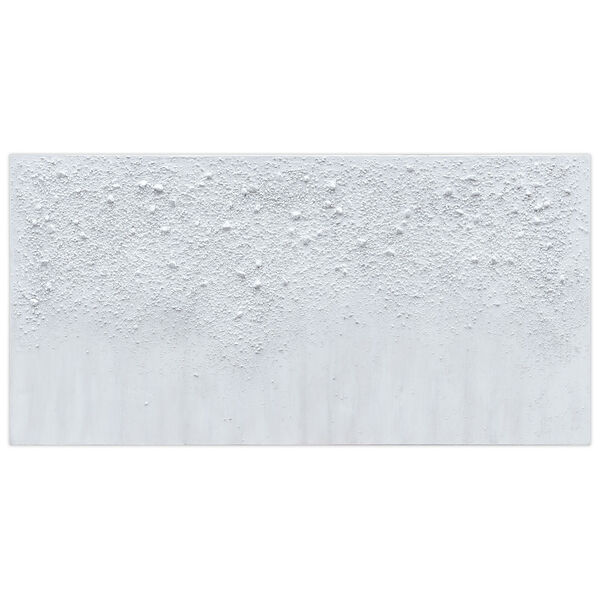 White Snow A Textured Unframed Hand Painted Wall Art, image 2