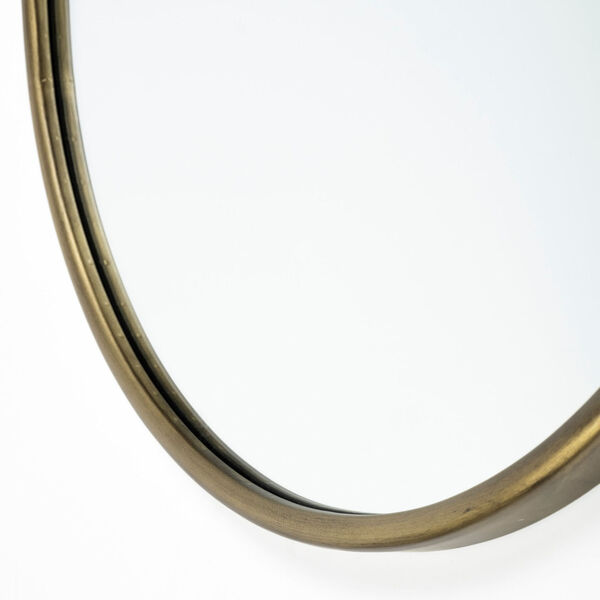 Sylvia I Gold Oval Wall Mirror, image 6