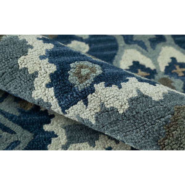 Tangier Blue and Grey Area Rug, image 4