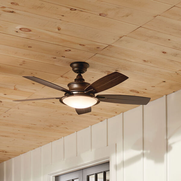 Cameron Weathered Copper Powder Coat 52-Inch LED Ceiling Fan, image 5
