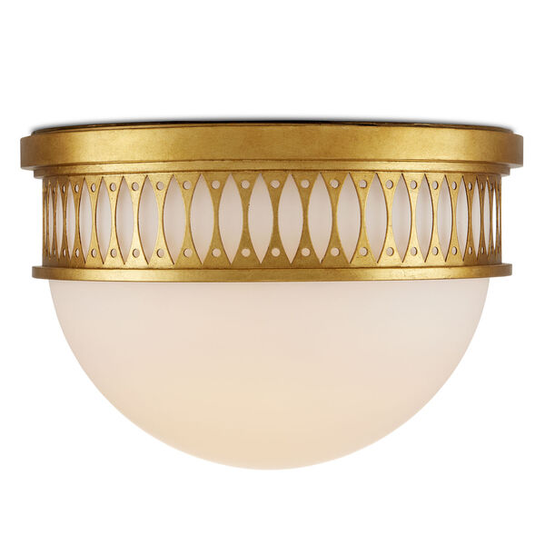 Lola Contemporary Gold One-Light Integrated LED Flush Mount, image 3