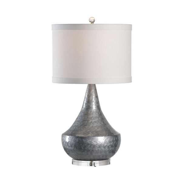 Silver One-Light 13-Inch Lancaster Lamp, image 1