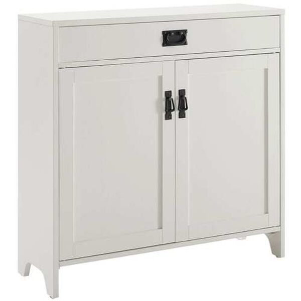 Fremont Distressed White Accent Cabinet, image 2